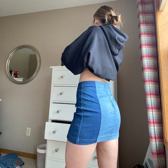 Free People Modern Femme Denim Skirt:) - Picture 3 of 3